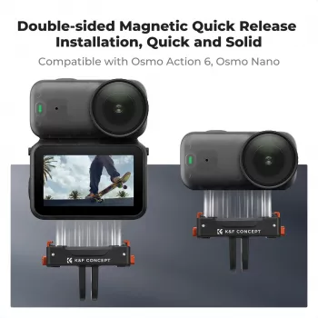 Magnetno hitro sprostilno držalo z magnetom za DJI Osmo Action 6 / Nano / GoPro montažo KF12.0030