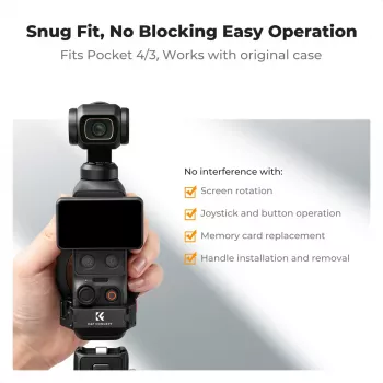 Magnetic Mount ovitek za DJI Osmo Pocket 3 / 4 & MagSafe iPhone - KF20.0021