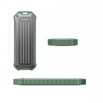 ORICO OTPX-G2 M.2 NVMe/SATA SSD USB-C 3.2 taktično ohišje – sivo-zeleno