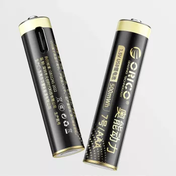 ORICO Ener-G EG7C 1,5V 500mWh AAA USB-C polnilna litij-ionska baterija paket 4 kosov