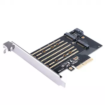 ORICO PDM2 PCIe 3.0 x4 M.2 NVMe & SATA SSD adapter kartica – črna