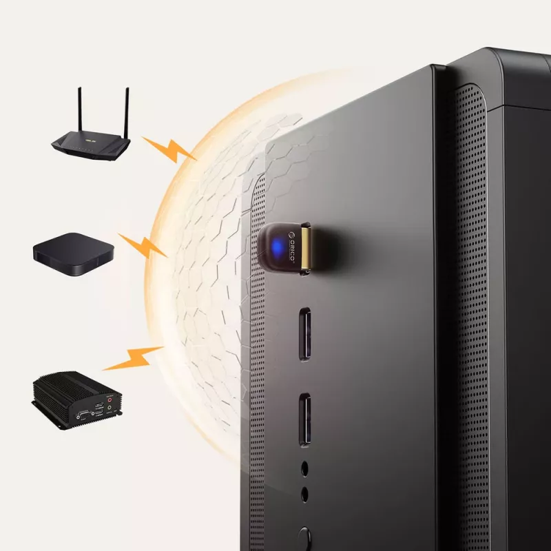 ORICO BTA-60 Bluetooth 6.0 USB adapter, črn