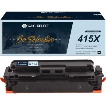 G&G Select XL kartuša s tonerjem kot nadomestek za HP 415X / W2030X - črna, visoka zmogljivost