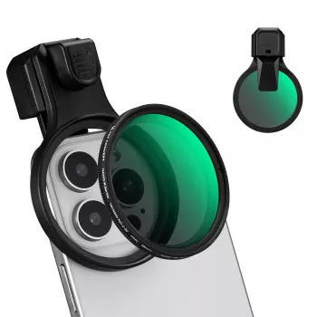 K&F Concept spremenljivi ND filter ND2-ND32 58mm Clip-On za pametni telefon