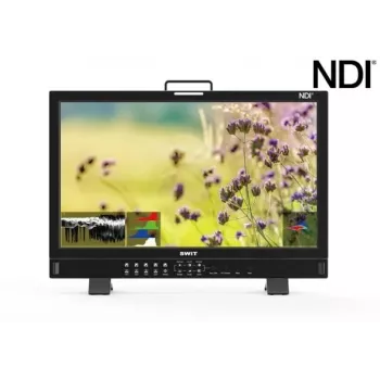 SWIT ELECTRONICS BM-245-NDI 23,8 inch 4K NDI video monitor - Full HD QLED zaslon s 3D LUT