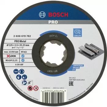 Bosch Standard for Metal X-LOCK rezalna plošča 125 mm (2608619782)