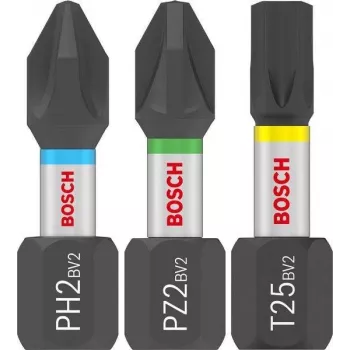 Bosch set nastavkov za izvijač PRO Impact PH2 PZ2 T20 T25 T30 x5 25-delni (2608521U63)