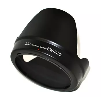 JJC senčilo objektiva za Canon EW-83G, cvetna oblika, črno