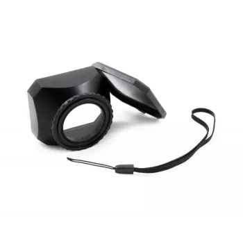 JJC prezračeno senčilo objektiva na navoj za 30mm filtrni navoj - črno