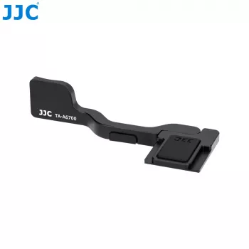 JJC TA-A6700 opora za palec za fotoaparat Sony A6700 – aluminijeva zlitina, nastavek na bliskavico, opora za palec