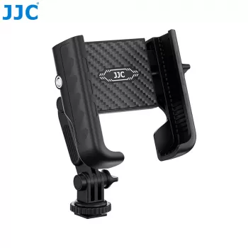 JJC PM-CS1 adapter z 1/4-palčnim navojem za telefon, pametni telefon, GoPro, standardno ISO vročo čevelj, črn