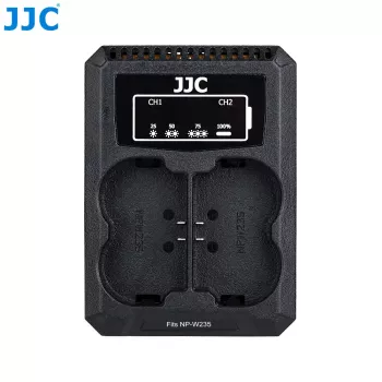 JJC dvojni USB polnilnik za Fujifilm NP-W235
