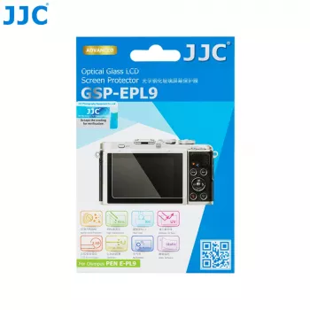 JJC zaščitna folija iz kaljenega stekla za zaslon za Olympus PEN E-PL9 / E-PL10 (3,0 palčni LCD)