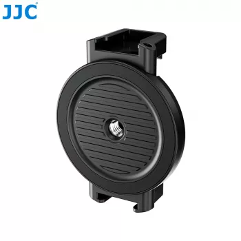 JJC MS-SPC1 črno magnetno držalo za telefon z navojem 1/4 inch in 2 držali za hladno obuvalo za iPhone MagSafe