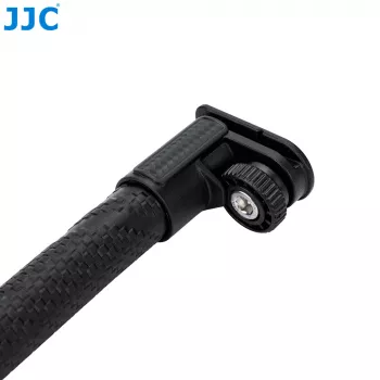 JJC upogljiv podaljšek z gibljivim vratom z navojem 1/4 inch in stopalom za hladno čevelj, črn