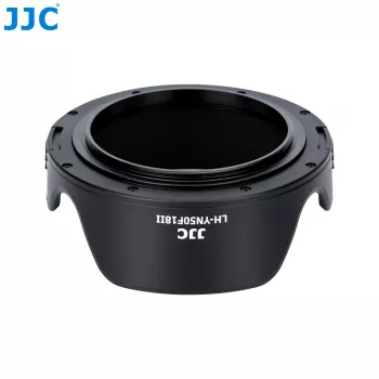 JJC LH-YN50F18II tulipan senčilo za objektiv za Yongnuo YN 50mm f/1.8 II - črno
