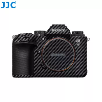 JJC zaščitna prevleka iz ogljikovih vlaken za Sony Alpha A9 III (ILCE-9M3) - črna