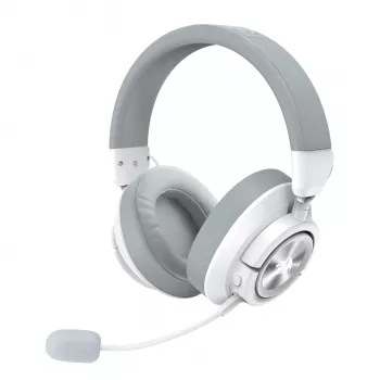 Redragon Spectra Pro H889WG brezžične naglavne igralne slušalke, virtualni 7.1 zvok, bele