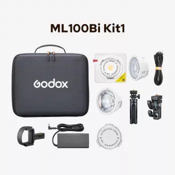 Godox ML100 Bi-Color LED monolight komplet 1