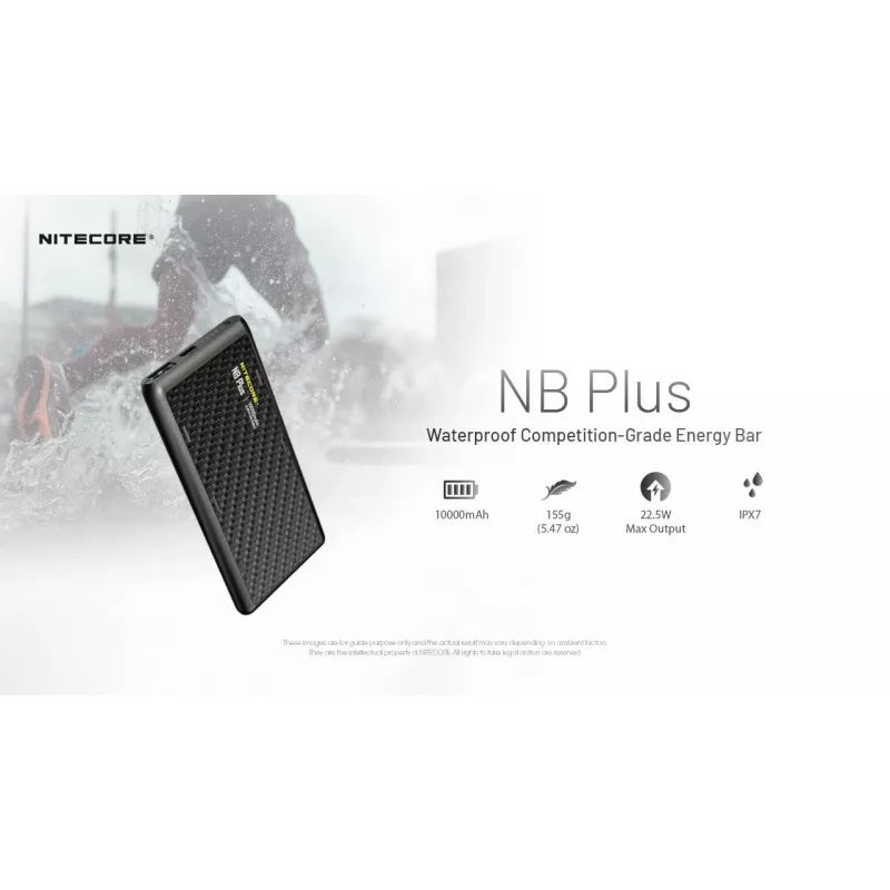 Nitecore NB Plus 10000 mAh prenosna baterija