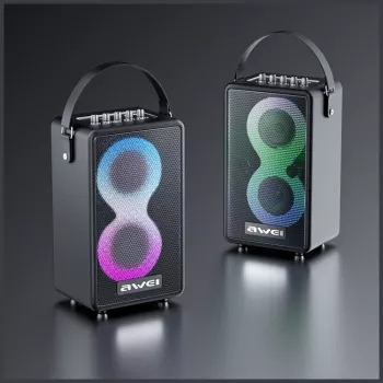 AWEI KA15 prenosni brezžični zvočnik Bluetooth 70W črn