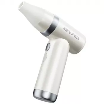 AWEI F40 večnamenski ventilator 3300mAh bel
