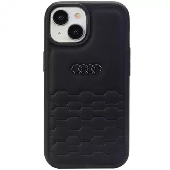 Audi GT trda lupina iz umetnega usnja za iPhone 15 Plus / 14 Plus 6,7 inch - črna