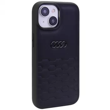 Audi GT trda lupina iz umetnega usnja za iPhone 15 Plus / 14 Plus 6,7 inch - črna