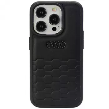 Audi GT trda lupina iz umetnega usnja za Apple iPhone 15 Pro Max 6,7 inch črna
