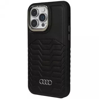 Audi trdi ovitek MagSafe iz umetnega usnja za iPhone 14 Pro 6,1 inch črn