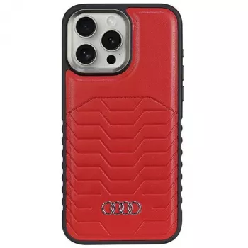 Audi umetno usnje MagSafe iPhone 14 Pro 6,1 rdeča trda školjka AU-TPUPCMIP14P-GT/D3-RD