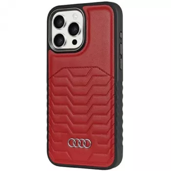 Audi umetno usnje MagSafe iPhone 14 Pro 6,1 rdeča trda školjka AU-TPUPCMIP14P-GT/D3-RD