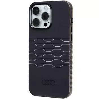 Audi IML MagSafe ovitek za iPhone 15 Pro Max 6,7 inch črn
