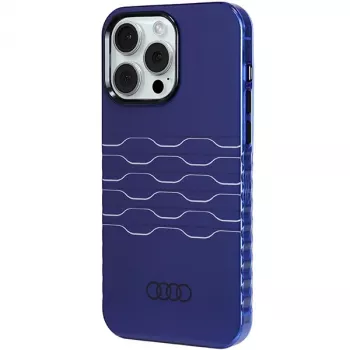 Audi IML MagSafe ovitek za iPhone 15 Pro Max 6,7 inch mornarsko moder