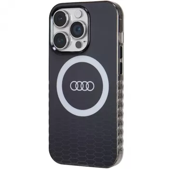 Audi IML Big Logo MagSafe ovitek za iPhone 14 Pro 6,1 inch črn
