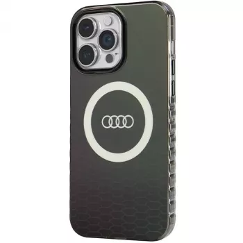 Audi IML Big Logo MagSafe ovitek za iPhone 14 Pro Max 6,7 inch črn