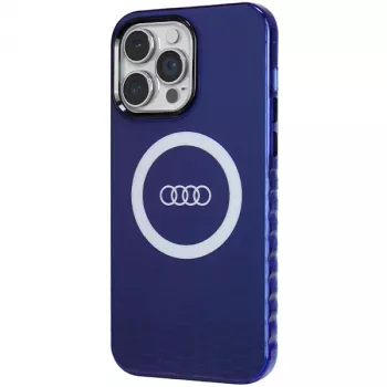Audi IML Big Logo MagSafe ovitek za iPhone 14 Pro Max 6,7 mornarsko moder