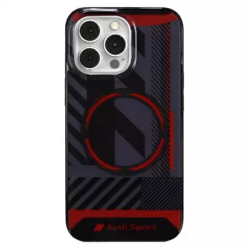 Audi IML Sport MagSafe ovitek za iPhone 13 Pro / 13 6,1 inch črn AU-IMLMIP13P-RSQ/D2-BK