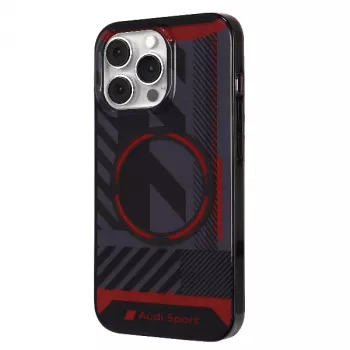 Audi IML Sport MagSafe ovitek za iPhone 13 Pro / 13 6,1 inch črn AU-IMLMIP13P-RSQ/D2-BK