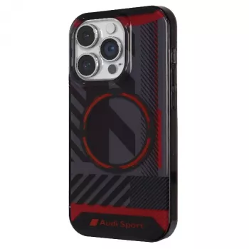 Audi IML Sport MagSafe ovitek za iPhone 14 Pro 6,1 črna trda školjka