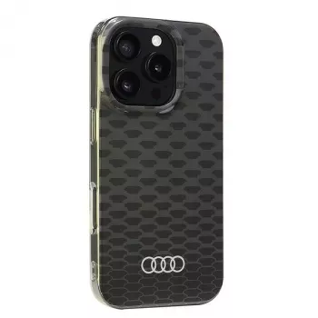 Audi IML Stitching Pattern MagSafe trda školjka za Apple iPhone 16 Pro 6,3 inch črna