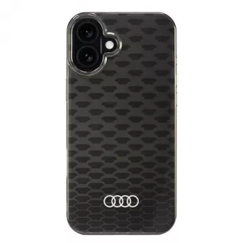 Audi IML Stitching Pattern MagSafe trda školjka za Apple iPhone 16 Plus 6,7 inch črna