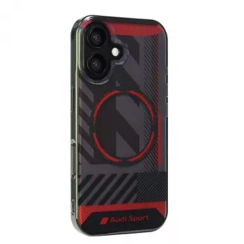 Audi IML Sport MagSafe trda školjka za Apple iPhone 16, 6,1 inch, črna