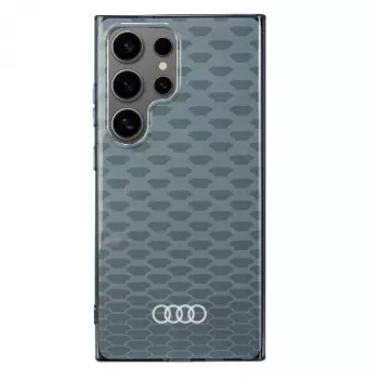 Audi IML ovitek z vzorcem šivov MagSafe za Samsung Galaxy S24 Ultra, siv