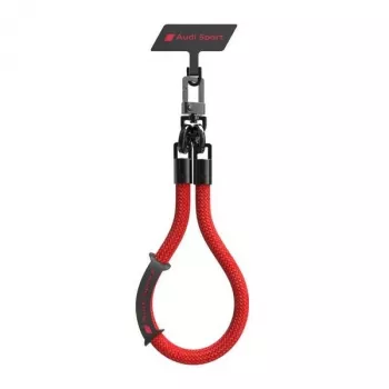 Audi univerzalna vrvica za telefon 28cm 10mm, rdeča AUS-HSL10-RSQ/D1-RD