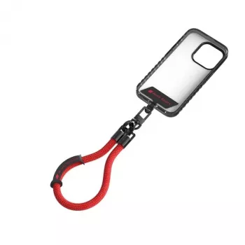 Audi univerzalna vrvica za telefon 28cm 10mm, rdeča AUS-HSL10-RSQ/D1-RD