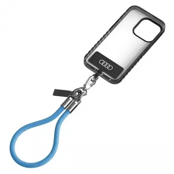 Audi univerzalna vrvica za telefon 28cm 8mm, modra AU-HSL8-R8/D1-BE