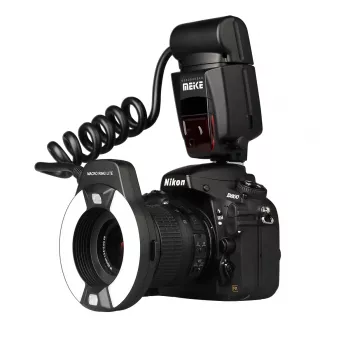 Meike MK-14EXT-N makro obročna bliskavica za Nikon DSLR fotoaparate