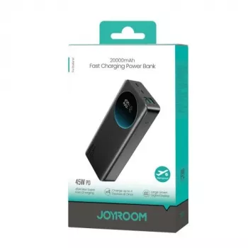 Prenosna baterija Joyroom JR-PBF02 Pro 20000 mAh 45 W z digitalnim zaslonom 2x USB-A 2x USB-C - črna