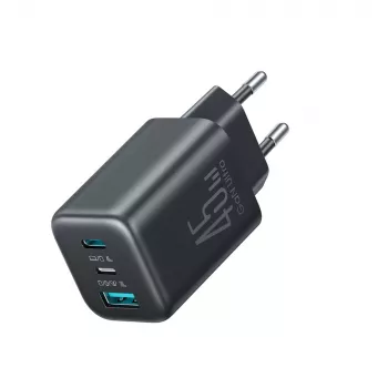 Joyroom JR-TO1 GaN 45W stenski polnilnik USB-C Lightning USB-A - črn